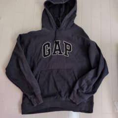 希少old GAP フード付きパーカー フェード 紺のサムネイル