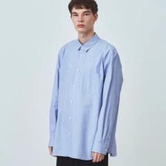 ATON GIZA STRIPE STANDARD SHIRT 06サイズ ATON GIZA STRIPE STANDARD SHIRT 06サイズ - メルカリ