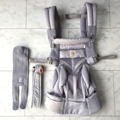 訳あり Ergobaby 抱っこ紐 グレー メッシュオムニ360 クールエアー