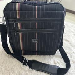 Paul Smith 黒 ビジネスバッグ　2way ブライダルストライプ Paul Smith ビジネスバッグ ストライプ 2way - メルカリ
