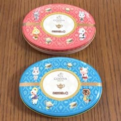 GODIVA どうぶつの森 空き缶 2個セットのサムネイル