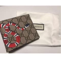 GUCCI 財布　折り畳み　スネーク　蛇　二つ折りのサムネイル