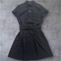 美品LAUTREAMONT DE CLASSE ベルト付シャツワンピース フレアのサムネイル