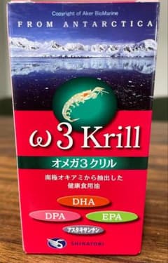 白鳥薬品 ω3 Krill オメガ3 クリル 80粒のサムネイル