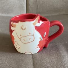 Starbucks 干支 牛と花のデザイン マグカップのサムネイル