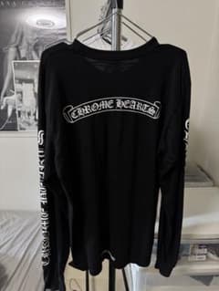 確実正規品 CHROME HEARTS ブラック ロングスリーブ Tシャツ - メルカリ
