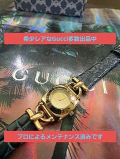 ⭐【超美品希少】グッチヴィンテージ3200.Lゴールド腕時計(新品電池稼働品) ⭐【美品希少レア】グッチGUCCI6300Lゴールド腕時計(新品電池） - メルカリ