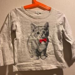 アースミュージック&エコロジーねこリボン付きロンT Tシャツのサムネイル