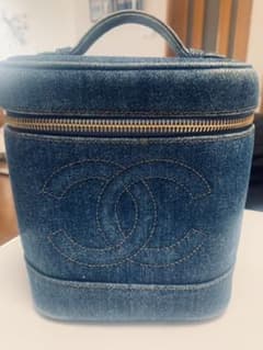 シャネル　CHANEL バニティバック　デニム　美品のサムネイル