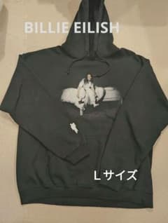 billie eilish ビリーアイリッシュ　パーカー　Lサイズ　ライブ限定 K*様 ビリー・アイリッシュ パーカー オフィシャル品 - メルカリ