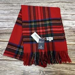 ジョンストンズ 大判 ストール マフラー カシミヤ ロイヤル