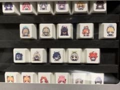 【希少絶版品】ブルーアーカイブ　キーキャップ　全22種コンプリートセット 希少絶版品】ブルーアーカイブ キーキャップ 全22種コンプリート