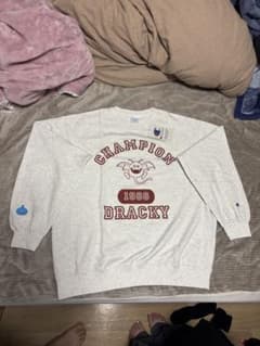Champion ドラキー スウェット L ホワイト - メルカリ