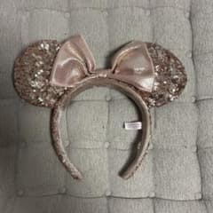 ディズニー カチューシャ ローズゴールド スパンコールのサムネイル