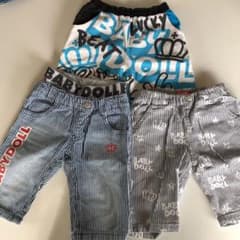 BABY DOLLハーフパンツ 男の子　３枚セットのサムネイル