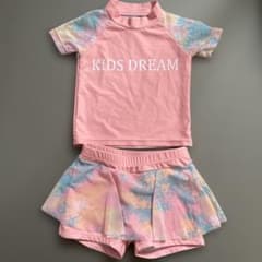 美品 KIDS DREAM セパレート水着 ピンク 2点セットのサムネイル