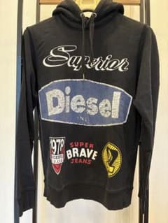 DIESEL ディーゼル パーカー ブラックのサムネイル