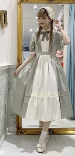 axes femme kawaiiエレガントドール ワンピース（グリーン） - メルカリ