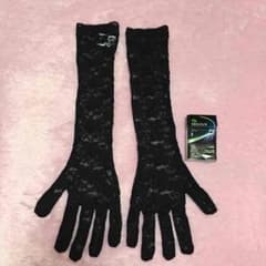 ロンググローブ レース 手袋 黒のサムネイル