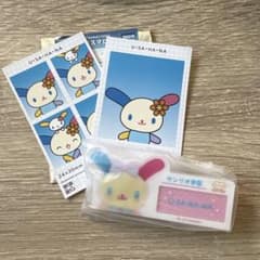 サンリオ ウサハナ 名札バッチ 証明写真風スマロイドのサムネイル