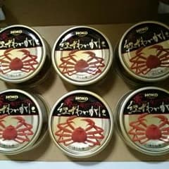 紅ずわいがに④ ほぐし身 カニ缶×6缶のサムネイル