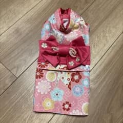 犬服 花柄 浴衣　DSSのサムネイル