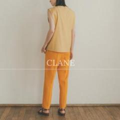 【新品未使用】CLANE｜ハイウエストアンクルパンツ　22SS
