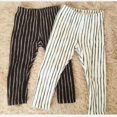 *【ha♡様専用】裏毛パンツ✩モノトーンset *のサムネイル