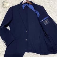 【美品✨】ブルックスブラザーズ 紺ブレ MILANO ジャージー 銀ボタン XL 美品✨】ブルックスブラザーズ 紺ブレ MILANO ジャージー 銀ボタン XL