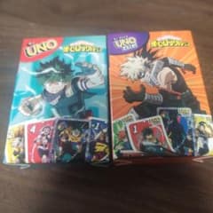 僕のヒーローアカデミア×マクドナルド限定 UNO 緑谷出久 爆豪勝己のサムネイル