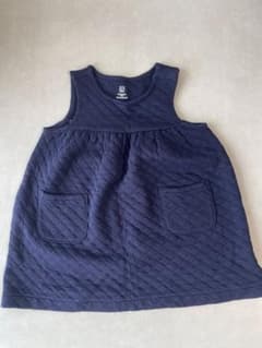 babyGAP キルティング ワンピース ネイビーのサムネイル