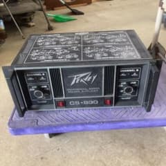 PEAVEY CS-800 ステレオパワーアンプ ピーヴィー アンプ 240W - メルカリ
