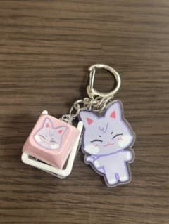 ATEEZ ANITEEZ SANdeoki サンドキ光るキーボードキーホルダーのサムネイル