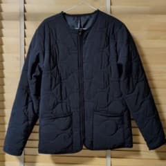 ブラック キルティングジャケット XL　ブラックのサムネイル