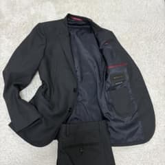 美品　m.f.editorial ビジネススーツ セットアップ 幾何学模様A4