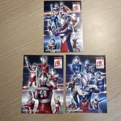 namcoナムコ ウルトラマン 60th ステッカー 3種セットのサムネイル
