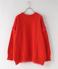 LOWRYSFARM 2WAYハイショクステッチプルオーバー（ロング丈）のサムネイル