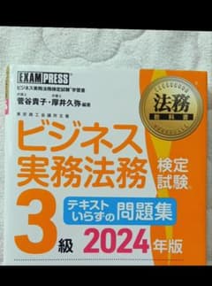 ビジネス実務法務 3級 2024年版のサムネイル