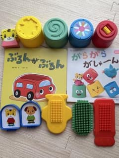 こどもちゃれんじ 知育玩具 絵本 がらがらがしゃーん セットのサムネイル