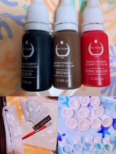 訳あり☆ アートメイク スターターキット アートメイクセット 色素3本のサムネイル