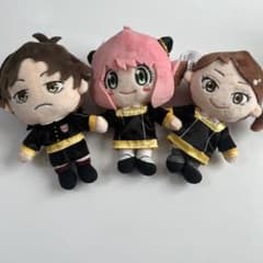 스파이 패밀리 유니버 봉제 키 체인 아냐 다미안 베키