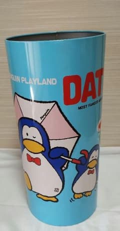 未使用 ペンギン プレイランド レトロ ゴミ箱 ファンシー ペール缶 6