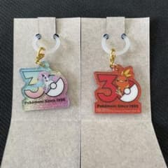 ポケモン 30周年 ロゴマスコット ガラルポニータ アチャモ ポケチャーム