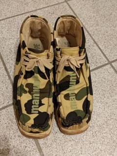 BAPE × manhunt ワラビータイプブーツ - メルカリ