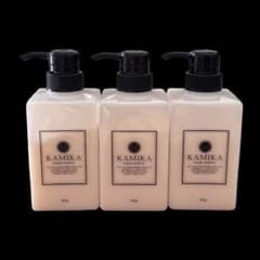 KAMIKA クリームシャンプー 3本セット 400g - メルカリ