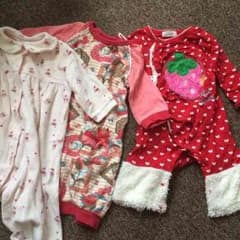 りなさん専用✩  ロンパース 3点セットのサムネイル