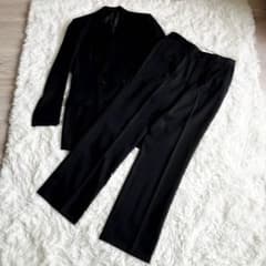 黒　フォーマルスーツ ダブルブレスト　スラックス　上下セット　大きいサイズ