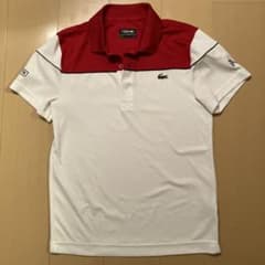 LACOSTE ポロシャツ ホワイト/レッドのサムネイル