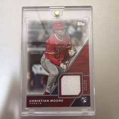 Topps Christian Moore ルーキーパッチカードのサムネイル