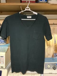 Or Glory Vネック Tシャツ ダークグリーン L